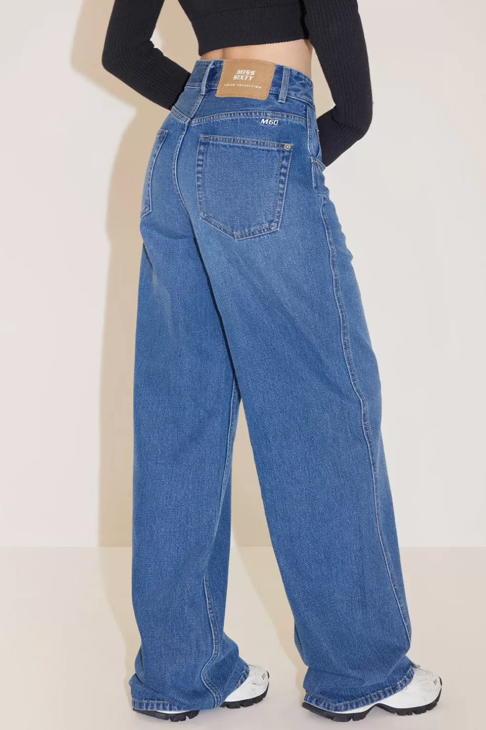 Asymmetrische Vintage-Streetstyle-Jeans-Miss Sixty New