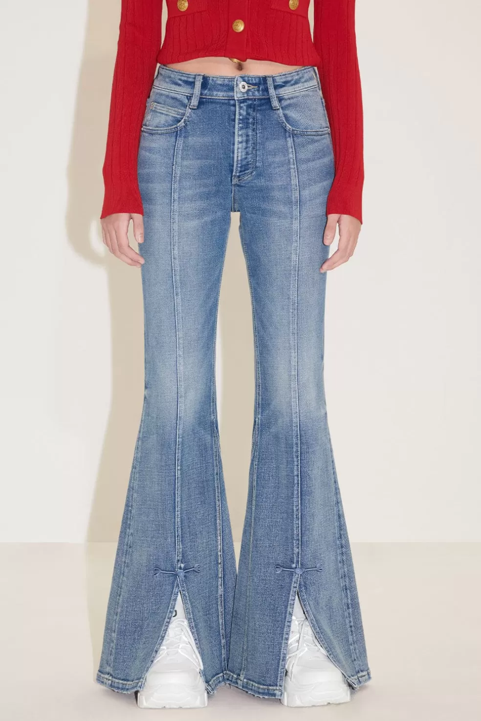 Ausgestellte Jeans Mit Retro-Schnalle-Miss Sixty New