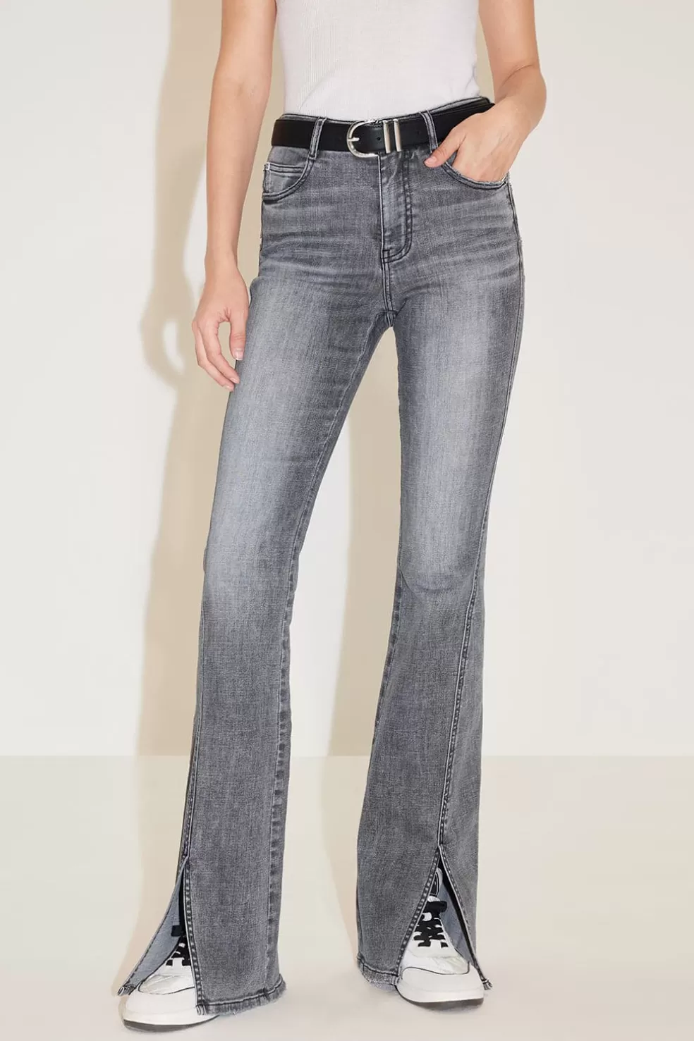 Bootcut-Jeans Mit Schlitz Vorne-Miss Sixty New