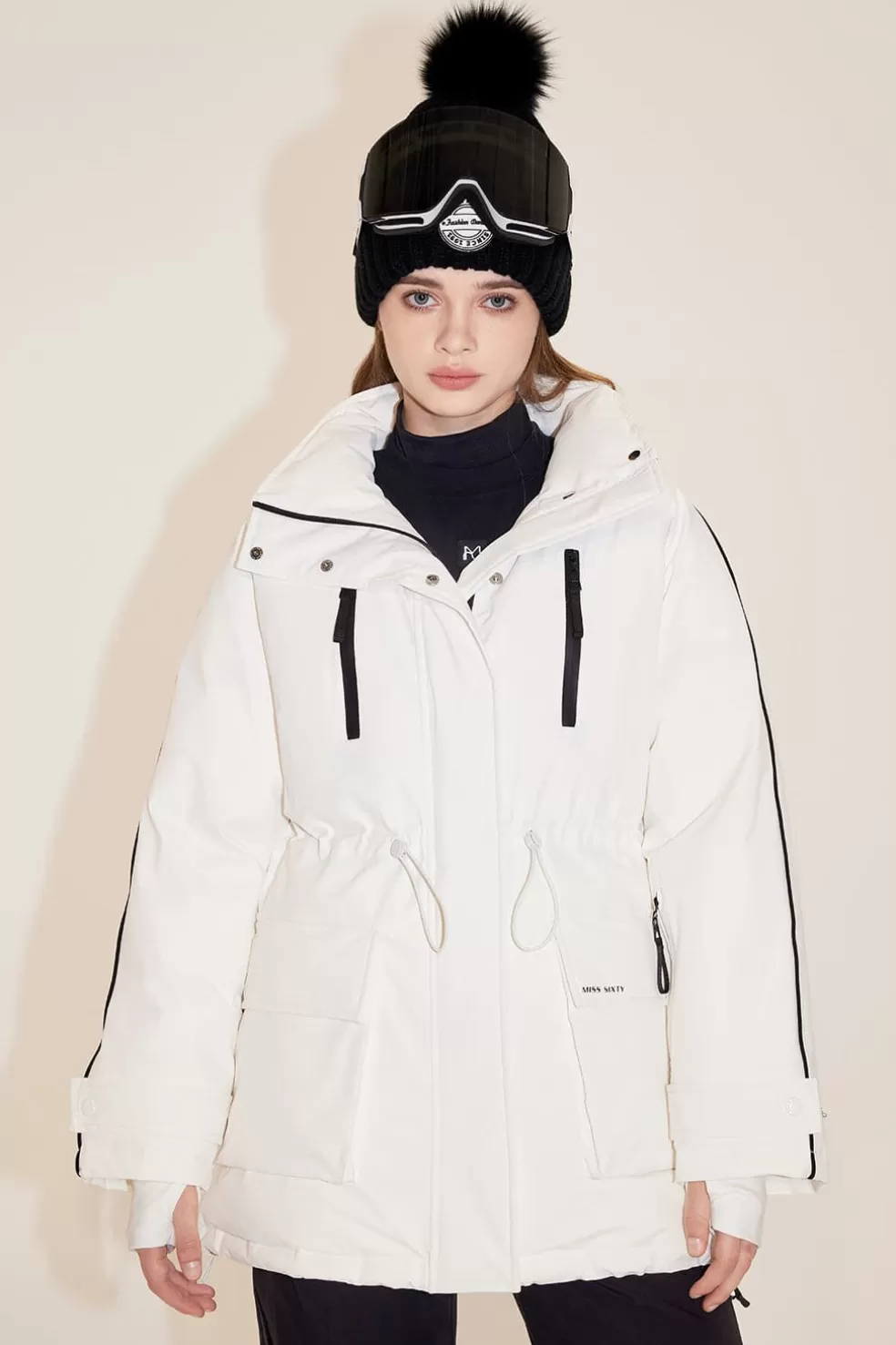 Daunenjacke Mit Kordelzug Aus Der Ski-Kollektion-Miss Sixty Discount