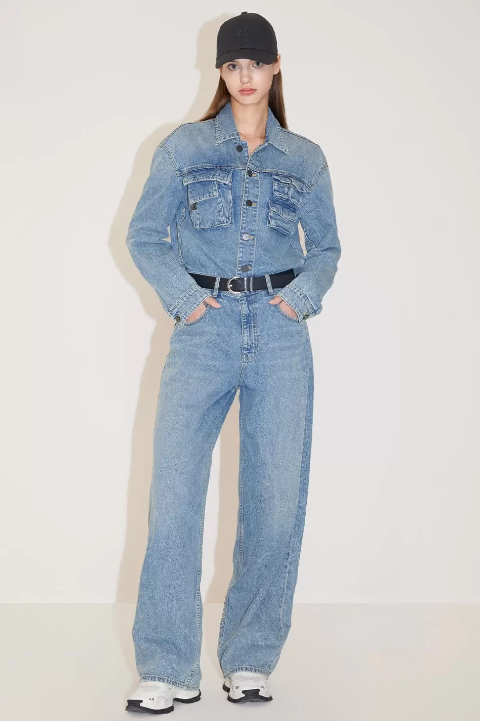 Denim-Jumpsuit Im Vintage-Cargo-Stil-Miss Sixty Online