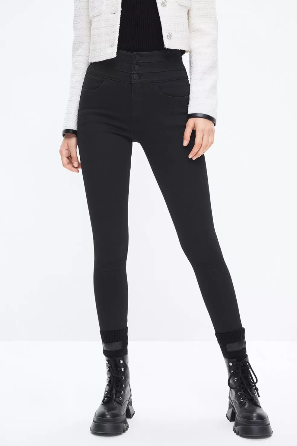 E Jeans Mit Hoher Taille-Miss Sixty Outlet