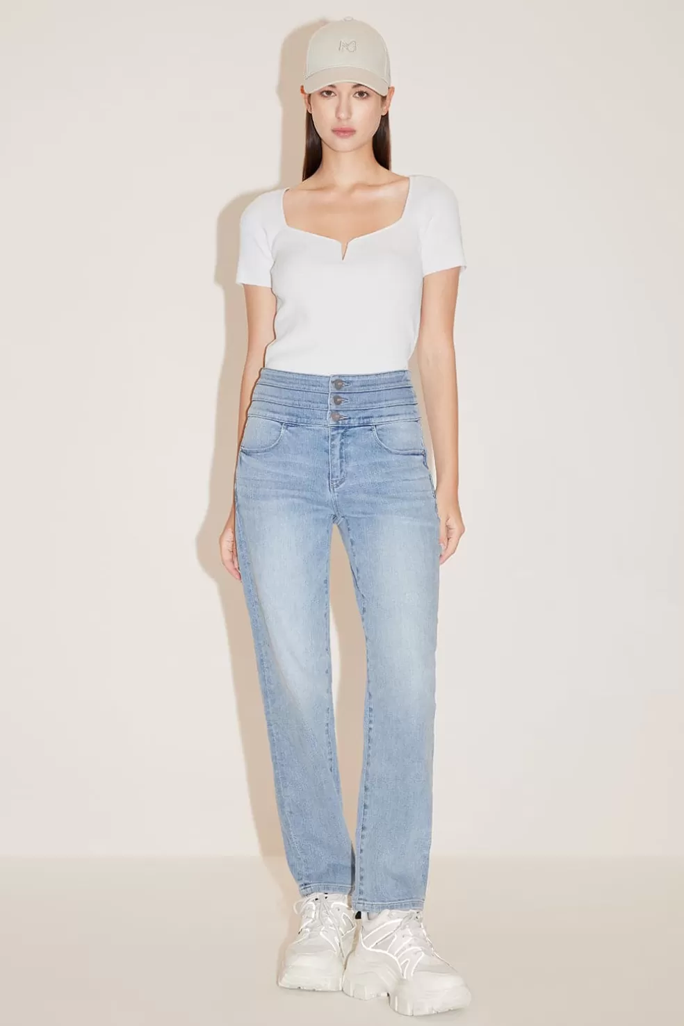 E Jeans Mit Hoher Taille-Miss Sixty New