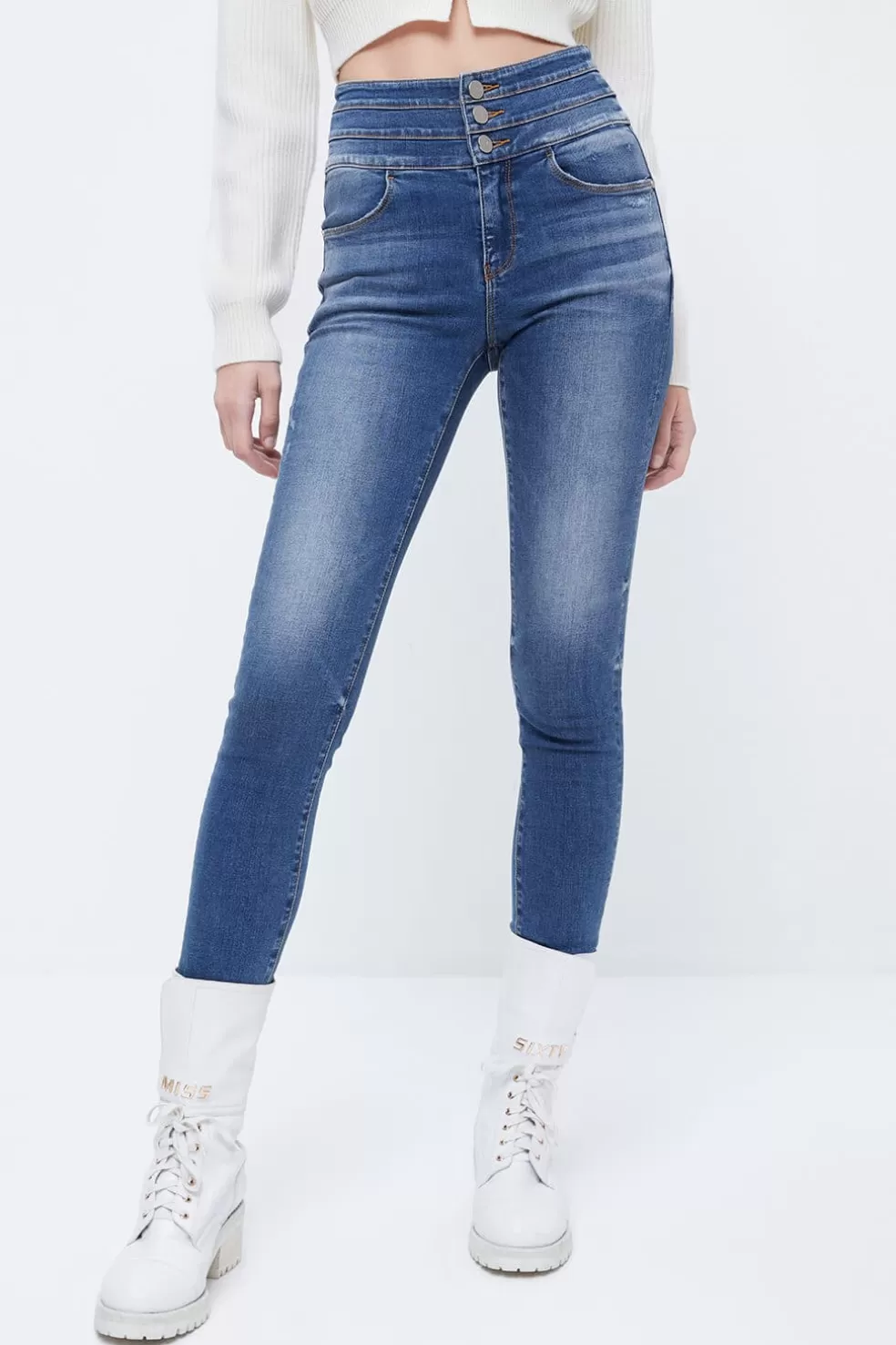 Hoch Sitzende Rohrenjeans-Miss Sixty Flash Sale