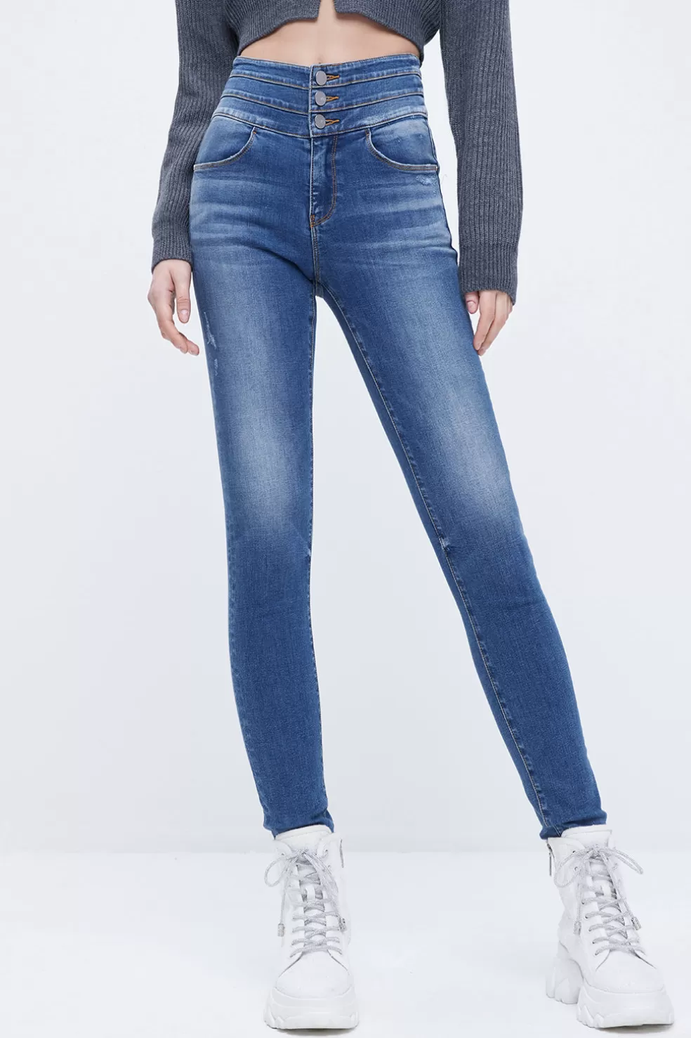 Hoch Sitzende Rohrenjeans-Miss Sixty Best