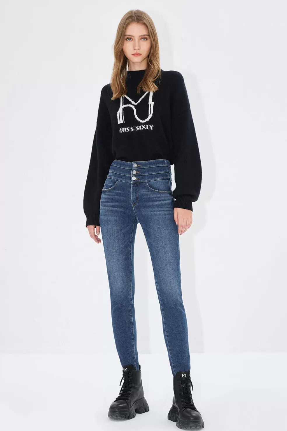 Jeans Mit Hoher Taille-Miss Sixty Store