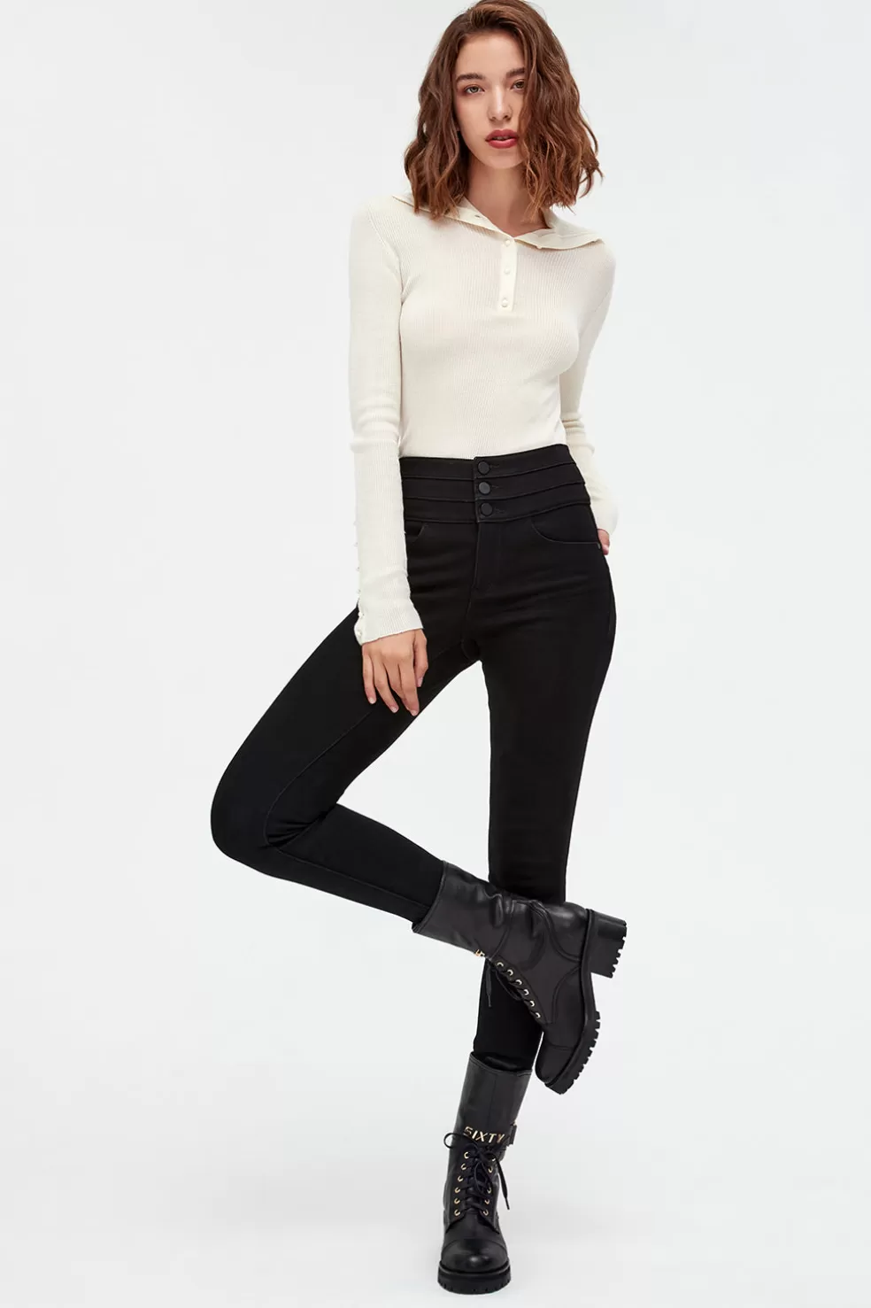 Jeans Mit Hoher Taille-Miss Sixty New