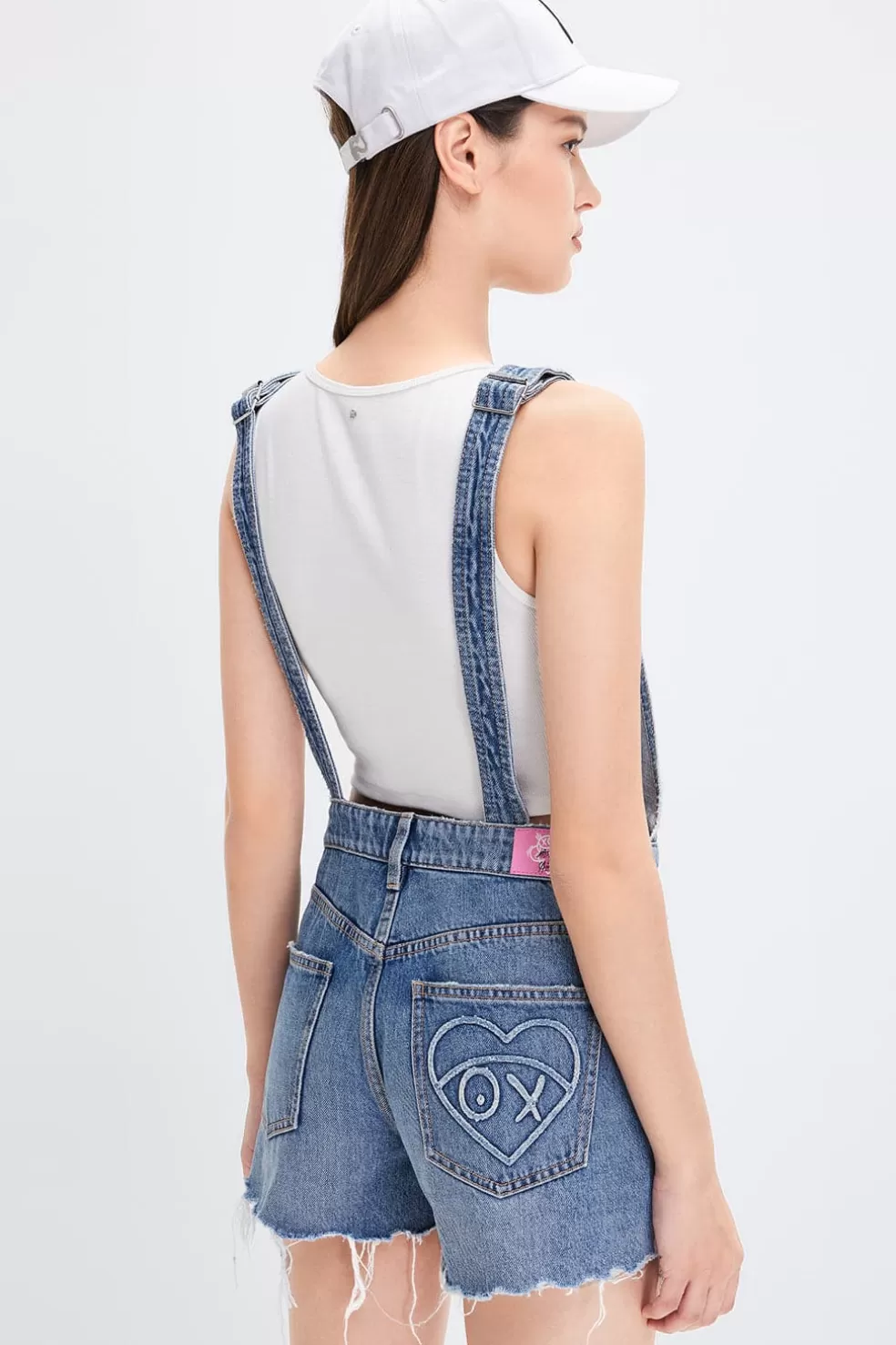 X Andre Saraiva Capsule Collection Zerrissener Denim-Jumpsuit-Miss Sixty New