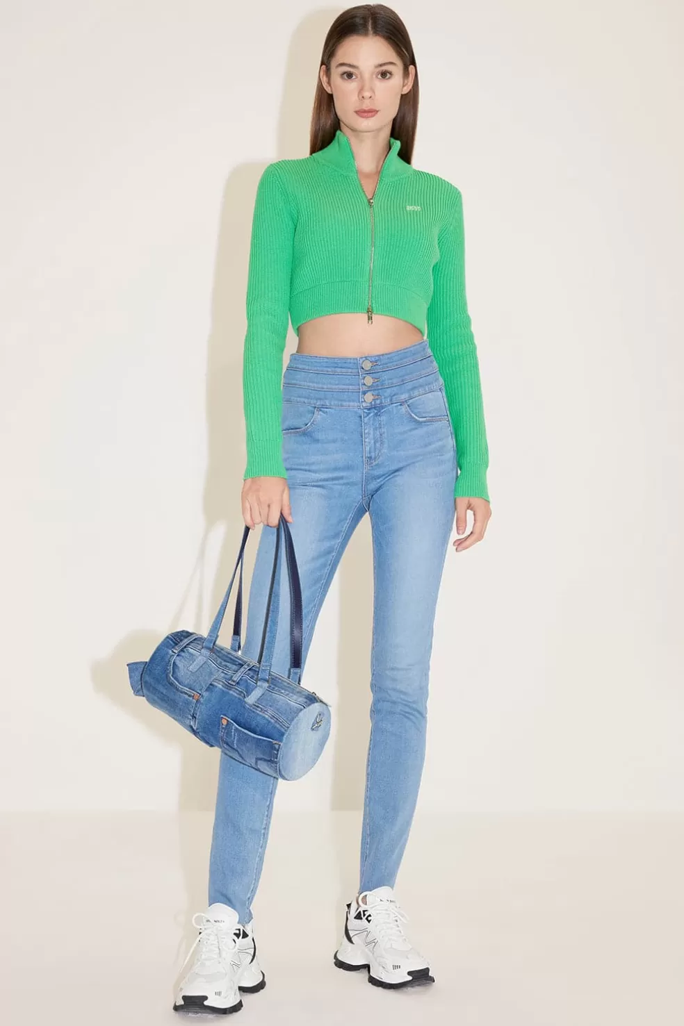 Slim-Fit-Jeans Mit Hoher Taille-Miss Sixty Online