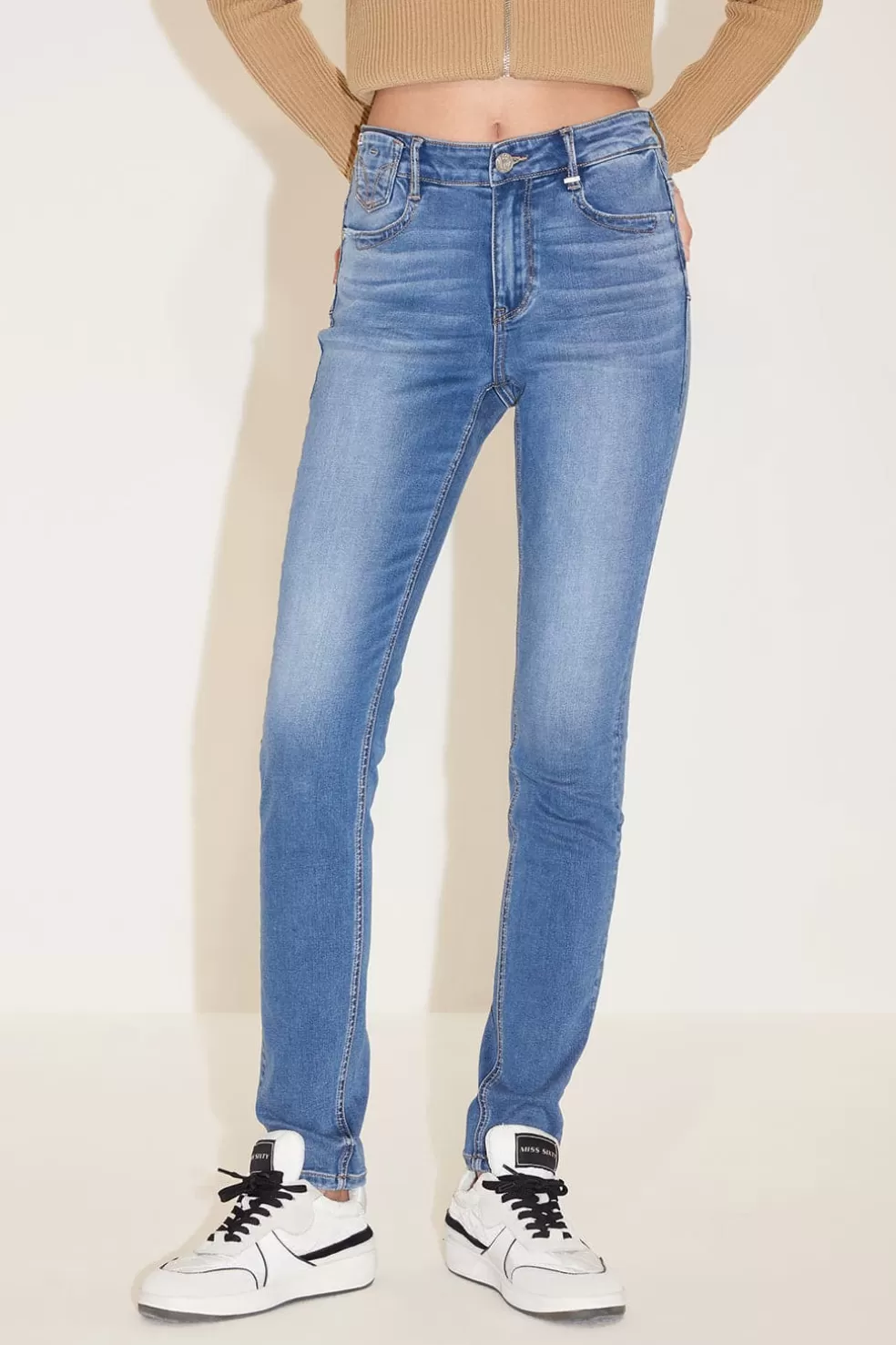 Stilvolle Slim-Fit-Jeans Aus Acetat-Miss Sixty Best