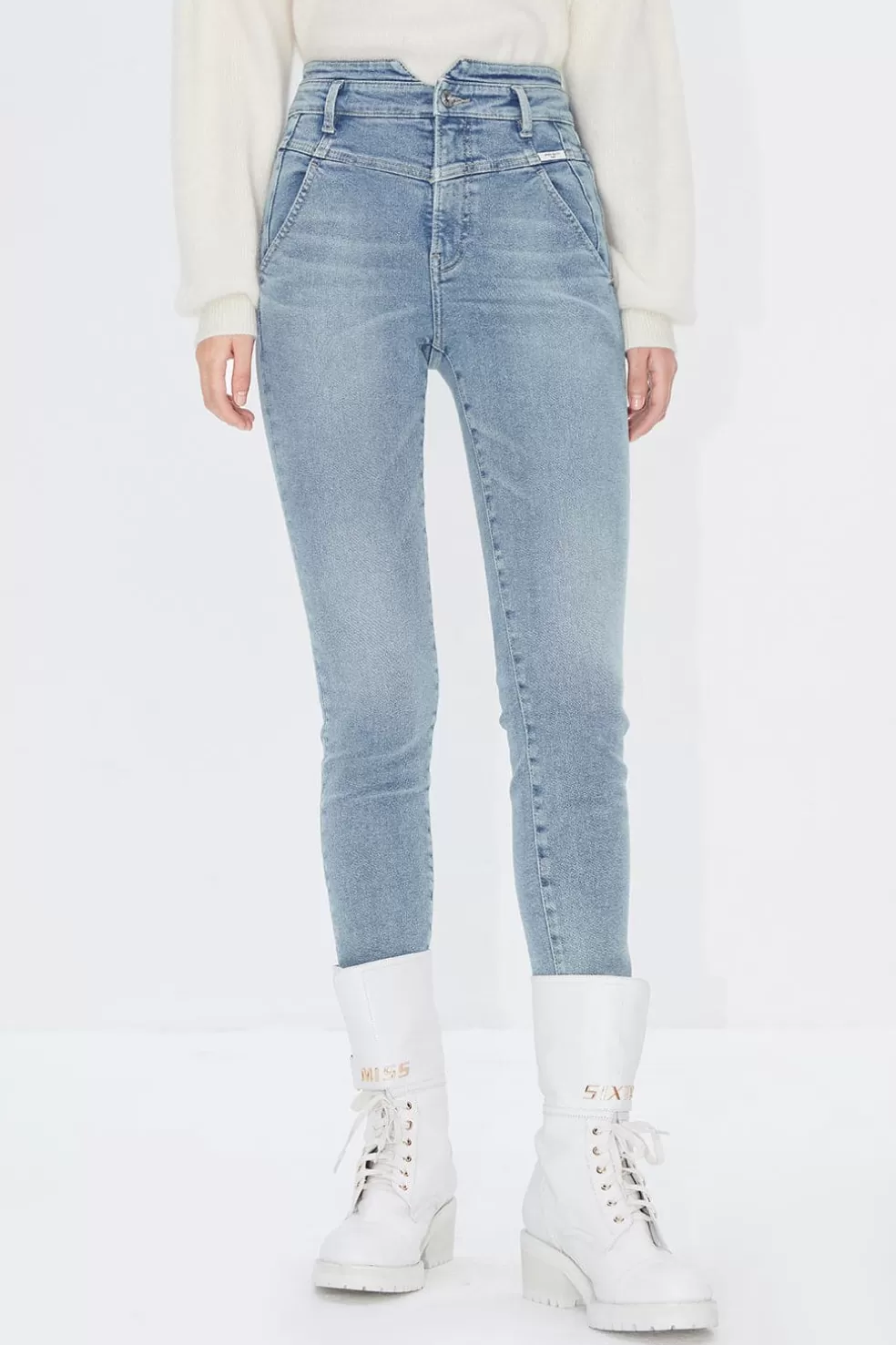 Stretchjeans Mit Hoher Taille-Miss Sixty Clearance