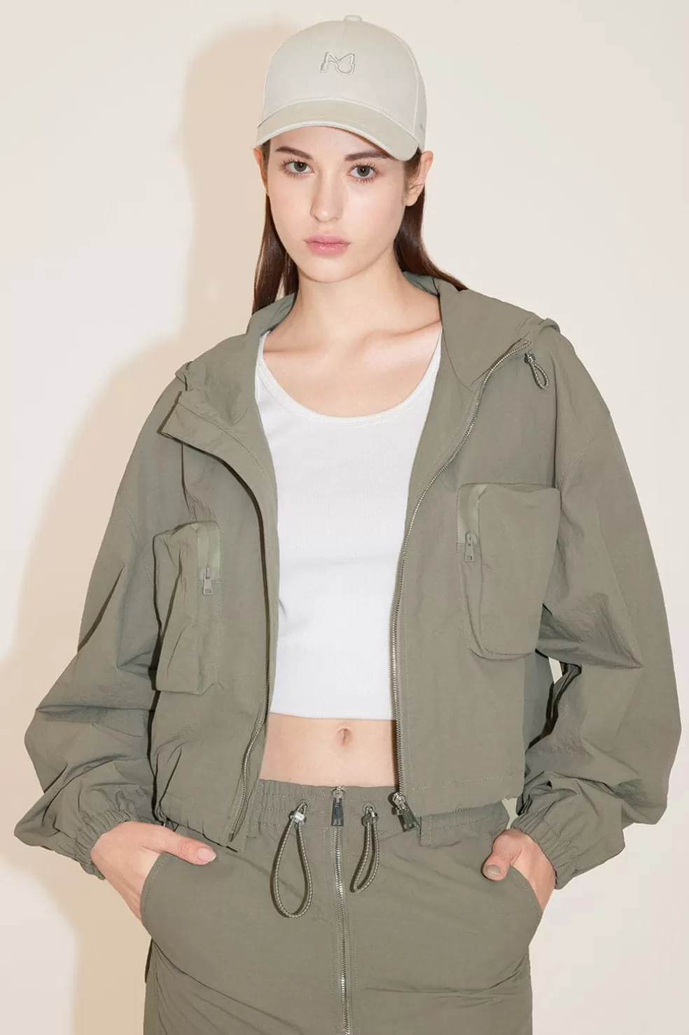 Vintage Cargo-Kapuzenjacke-Miss Sixty Discount