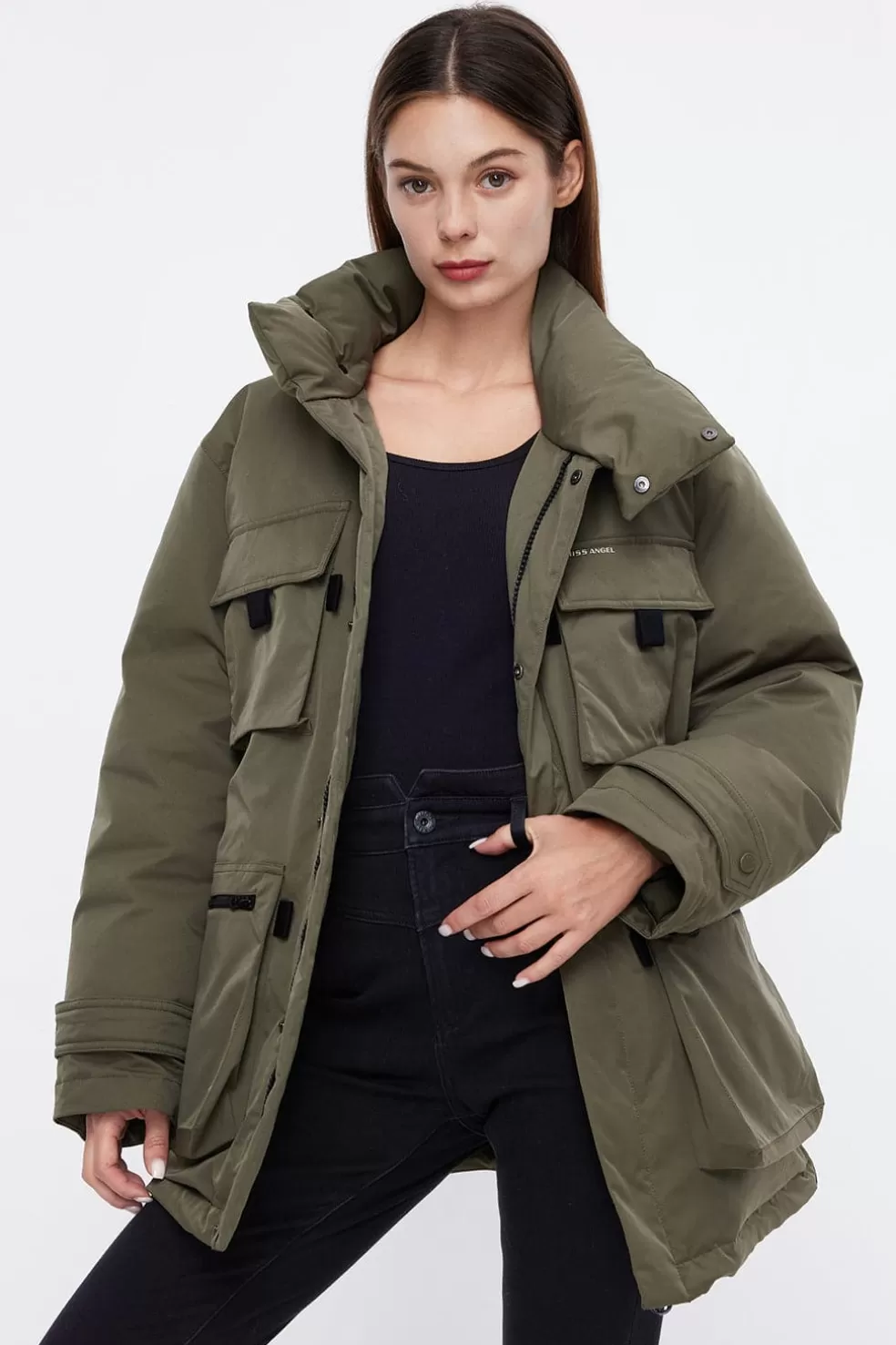 Warme Cargo-Daunenjacke Aus Der Angel Collection In-Miss Sixty Store